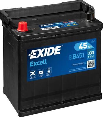 Exide EB451 - Käynnistysakku inparts.fi