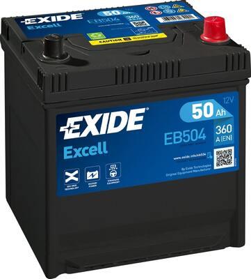 Exide EB504 - Käynnistysakku inparts.fi