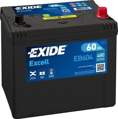 Exide EB604 - Käynnistysakku inparts.fi