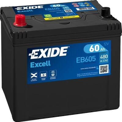 Exide EB605 - Käynnistysakku inparts.fi