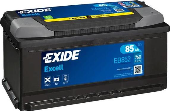 Exide EB852 - Käynnistysakku inparts.fi