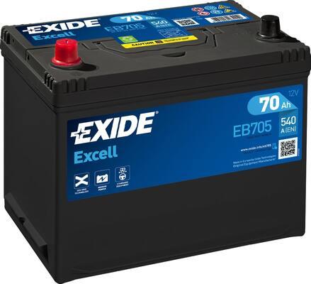 Exide EB705 - Käynnistysakku inparts.fi