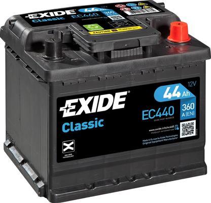 Exide EC440 - Käynnistysakku inparts.fi