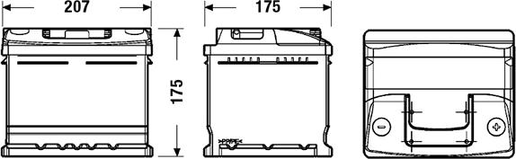 Exide EC412 - Käynnistysakku inparts.fi