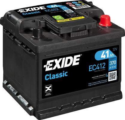 Exide EC412 - Käynnistysakku inparts.fi