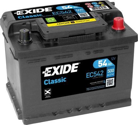 Exide EC542 - Käynnistysakku inparts.fi