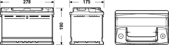 Exide EC700 - Käynnistysakku inparts.fi