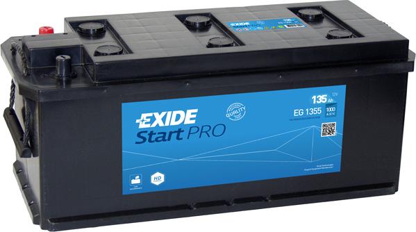 Exide EG1355 - Käynnistysakku inparts.fi