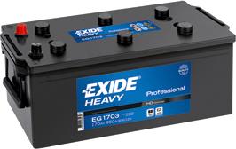 Exide EG1703 - Käynnistysakku inparts.fi