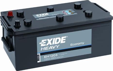 Exide EH1203 - Käynnistysakku inparts.fi