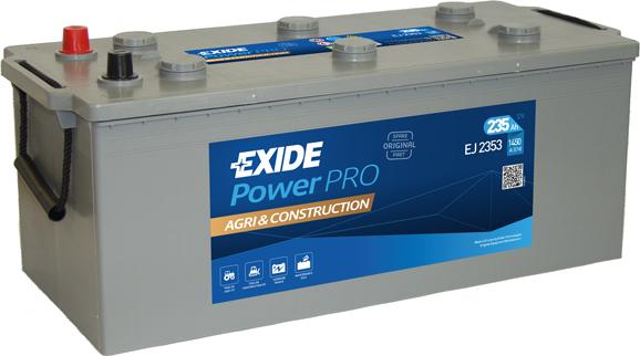 Exide EJ2353 - Käynnistysakku inparts.fi