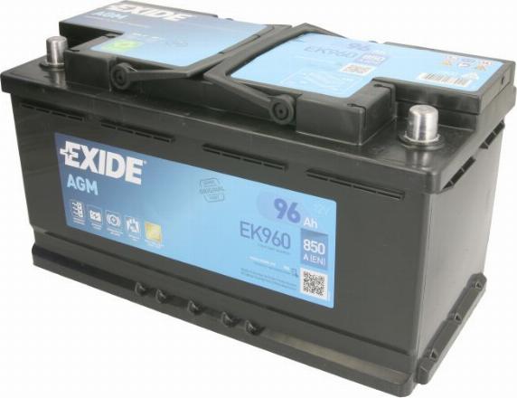 Exide EK960 - Käynnistysakku inparts.fi