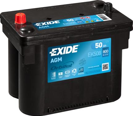 Exide EK508 - Käynnistysakku inparts.fi