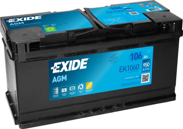 Exide EK1060 - Käynnistysakku inparts.fi