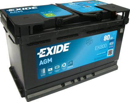 Exide EK800 - Käynnistysakku inparts.fi