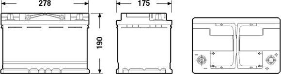 Exide EK700 - Käynnistysakku inparts.fi