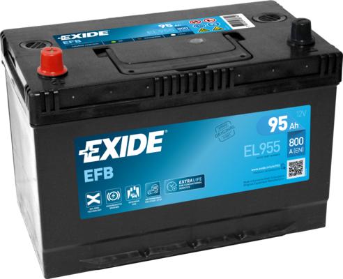 Exide EL955 - Käynnistysakku inparts.fi