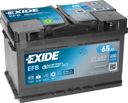 Exide EL652 - Käynnistysakku inparts.fi