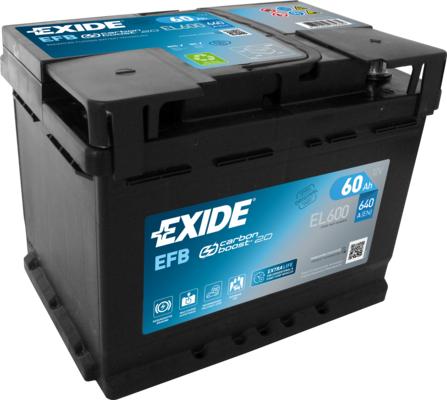 Exide EL600 - Käynnistysakku inparts.fi