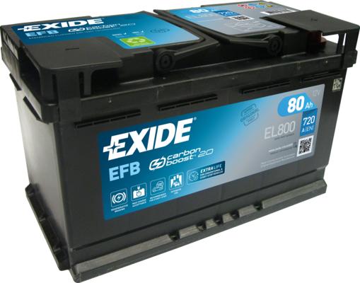 Exide EL800 - Käynnistysakku inparts.fi