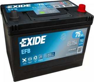 Exide EL754 - Käynnistysakku inparts.fi