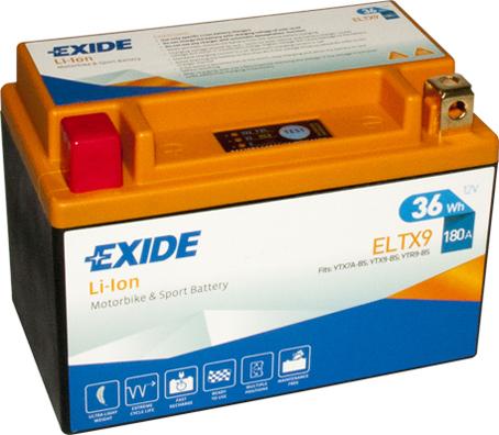 Exide ELTX9 - Käynnistysakku inparts.fi