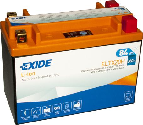 Exide ELTX20H - Käynnistysakku inparts.fi