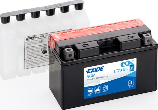 Exide ET7B-BS - Käynnistysakku inparts.fi