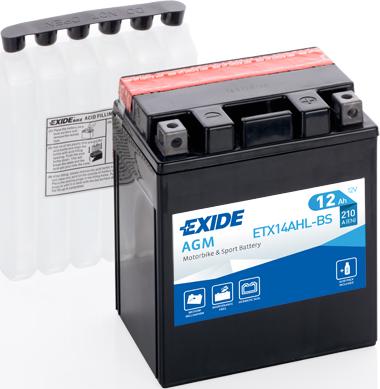 Exide ETX14AHL-BS - Käynnistysakku inparts.fi