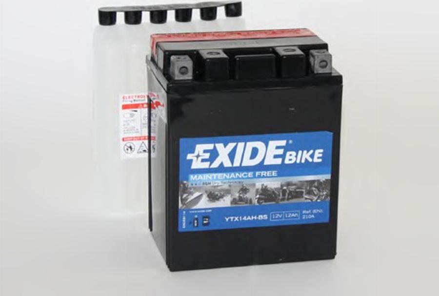 Exide YTX14AH-BS  - Käynnistysakku inparts.fi