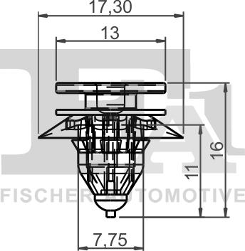 FA1 55-40013.5 - Suoja / koristelista inparts.fi