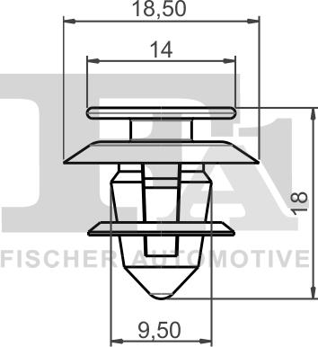 FA1 14-40020.5 - Suoja / koristelista inparts.fi