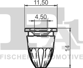 FA1 14-60001.5 - Suoja / koristelista inparts.fi