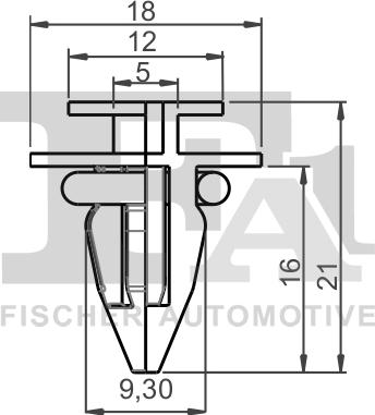 FA1 10-40015.25 - Suoja / koristelista inparts.fi