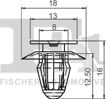 FA1 10-40089.5 - Suoja / koristelista inparts.fi