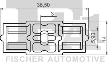 FA1 10-40075.10 - Suoja / koristelista inparts.fi