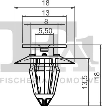 FA1 11-40002.10 - Suoja / koristelista inparts.fi