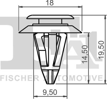 FA1 11-40012.10 - Suoja / koristelista inparts.fi