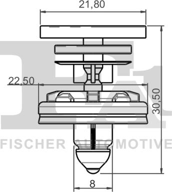 FA1 11-40022.10 - Kiinnitinsarja, sisäverhoilu inparts.fi