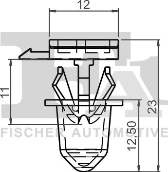 FA1 11-40115.10 - Suoja / koristelista inparts.fi