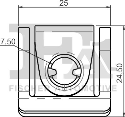 FA1 11-40110.5 - Suoja / koristelista inparts.fi