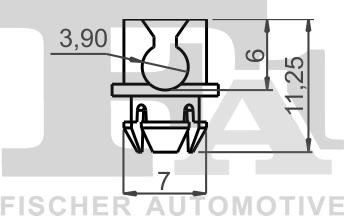 FA1 11-40118.5 - Suoja / koristelista inparts.fi