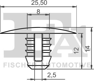 FA1 11-10007.25 - Suoja / koristelista inparts.fi