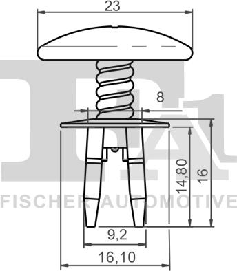 FA1 11-30004.25 - Suoja / koristelista inparts.fi