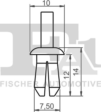 FA1 11-20004.10 - Suoja / koristelista inparts.fi