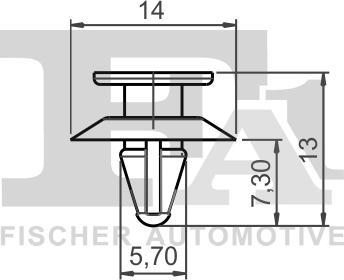 FA1 13-40007.10 - Suoja / koristelista inparts.fi