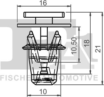 FA1 12-40030.5 - Suoja / koristelista inparts.fi