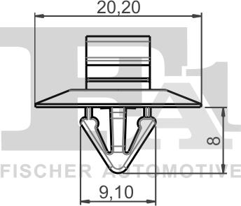 FA1 33-40005.10 - Suoja / koristelista inparts.fi