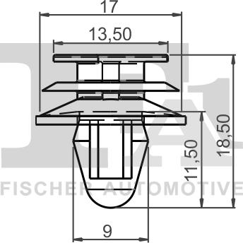 FA1 21-40016.5 - Suoja / koristelista inparts.fi