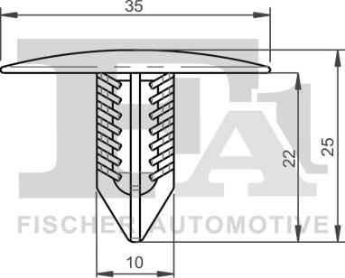 FA1 22-10004.10 - Suoja / koristelista inparts.fi